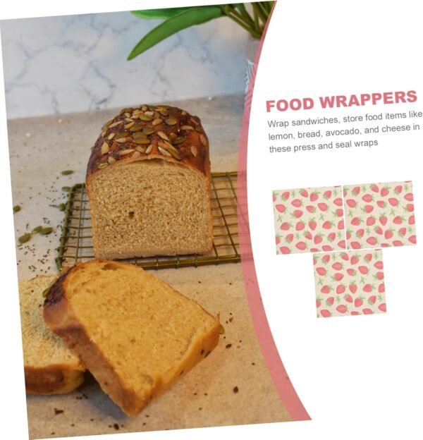 3pcs Beeswax Packing Paper Beeswax Paper Reusable Wraps Food Plastic - Image 8
