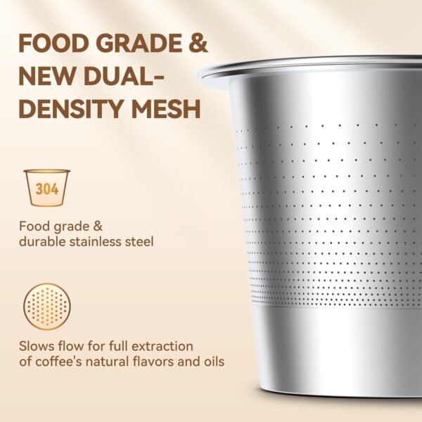 CAPMESSO Reusable K Cups for Keurig 1.0: Stainless Steel Coffee Pod Metal Refillable K Cup - Universal Coffee Filters for Keurig 1.0 Coffee Maker, Eco-Friendly, Innovative Design - Image 7