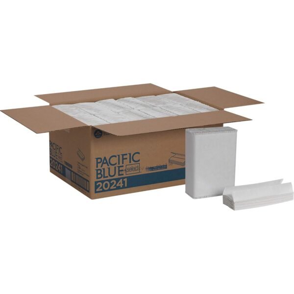 Georgia-Pacific Blue Select C-Fold Paper Towels by GP PRO (Georgia-Pacific), White, 20241, 200 Towels Per Pack, 12 Packs Per Case (2400 Total), 10.10'' x 13.20