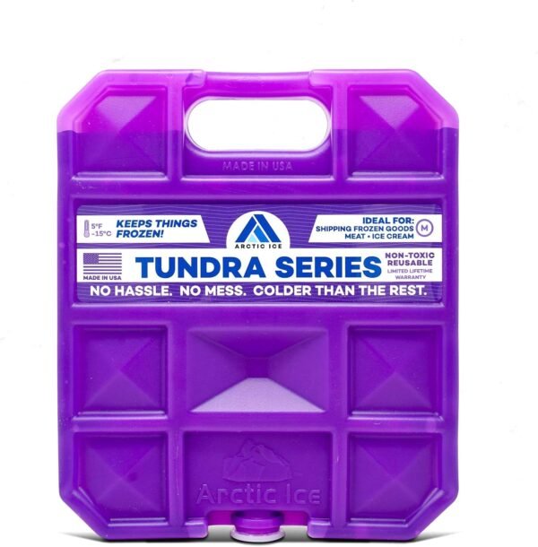 Arctic Ice Tundra Series Reusable Ice Pack for Coolers, Lunch Boxes, Camping, Fishing, Hunting and More, Freezes at 5F - XX-L (10 LBS)