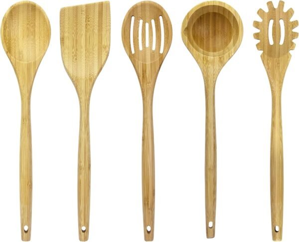 Totally Bamboo Mixing Spoon Bamboo Cooking Utensil - Image 4