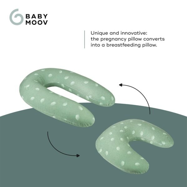 Babymoov B.Love 2-in-1 Pillow - The Original Organic Pregnancy Pillow & Nursing Cushion (Oeko-TEX Certified) - Image 3