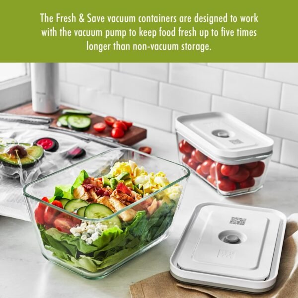 ZWILLING Fresh & Save 3-pc Glass Food Storage, Meal Prep Container, Assorted Sizes - Image 6