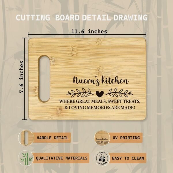 Nuera Daughter in Law Cutting Boards for Kitchen, Daughter in Law Gifts Bamboo Cutting Board, Nuera's Kitchen Decorative Cutting Board, Daughter in Law Spanish Gifts for Christmas - Image 7