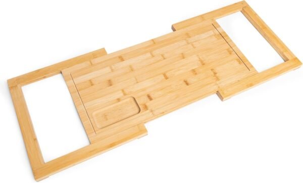 Defined Deco Over The Sink Cutting Board, Extra Large 33in Expandable Cutting Board Over Sink, Natural Bamboo Cutting Boards with Juice Groove, Charcuterie Board, Kitchen Sink Cover for Counter Space - Image 9