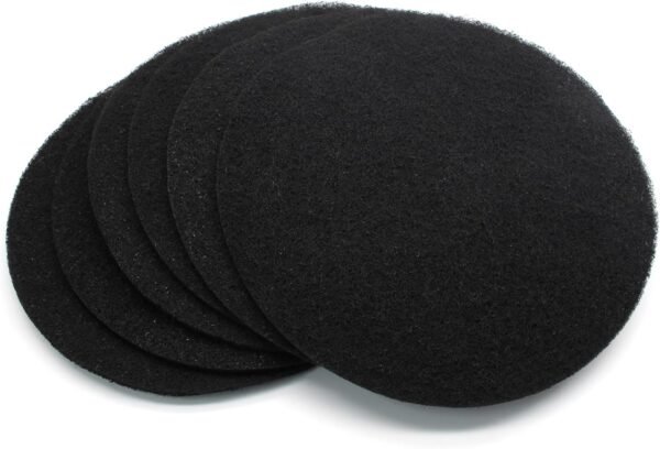 Biaungdo 6 Pack 6.7 Inch Round Charcoal Filter Replacements, Black Kitchen Compost Bin Filters for Countertop Round Carbon Filter Bin Pail Replacement - Image 7