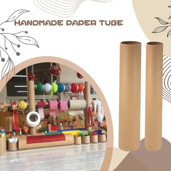 30 PCS Paper Cardboard Tube, 1.57'' and 1.18'' in Diameter Kraft Thick Paper Towel Rolls for Crafts, Empty Paper Towel Rolls for Classroom DIY Crafts Project Supplies - Image 5