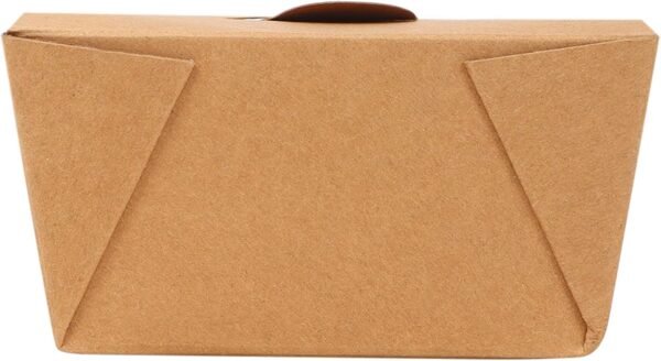 Eco-Friendly Take Out Food Containers - 30 oz Kraft Brown Take Out Boxes (50 Pack) Leak and Grease Resistant for Restaurant, Catering and Party - Image 4