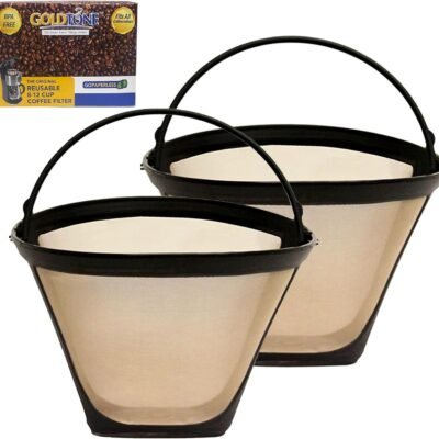 GoldTone Brand Reusable No.4 Cone replaces your Ninja Coffee Filter for Ninja Coffee Bar Brewer - BPA Free - Made in USA (2)