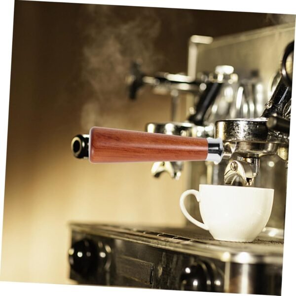 DOITOOL Portafilter Replacement Handle Coffee Machine Cone Coffee Filter Coffee Maker Reusable Filters Automatic Coffee Plugs Filter Replace Handle Coffee-maker Metal Light Brown - Image 3