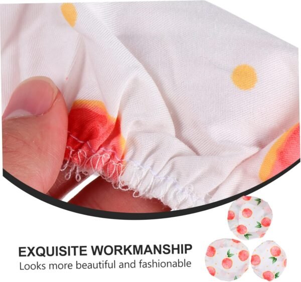 6 Pcs Food Dust Cover Plates Beeswax Wraps Food Wraps Reusable Dish Cloth Reusable Food Storage Covers Food Cover Tents Lids Foldable Tent Bowl Covers Fresh-keeping Cloth Cotton - Image 8
