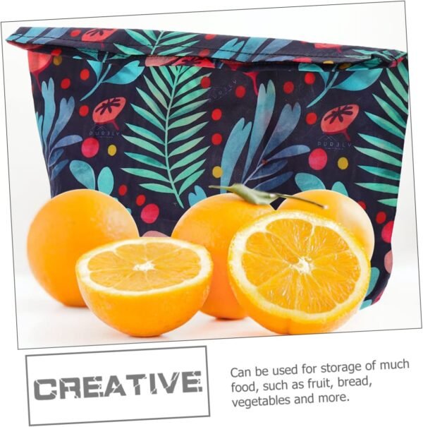 Beeswax Wrap Beeswax Food Container Cotton Produce Bag Reusable Sandwich Bag Dishwasher Safe Bees Wax Food Storage Kitchen Storage Bag Reusable Sandwich Bags Natural Beeswax - Image 6