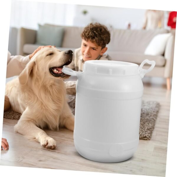 SECFOU Compost Pail for Kitchen Compost Bin Garbage Large Pantry Bins with Lids Kitchen Trash Container Kimchi Bucket Food Waste Trash Bin Hanging Rubbish Bin Recycle Trash Cans Plastic - Image 6