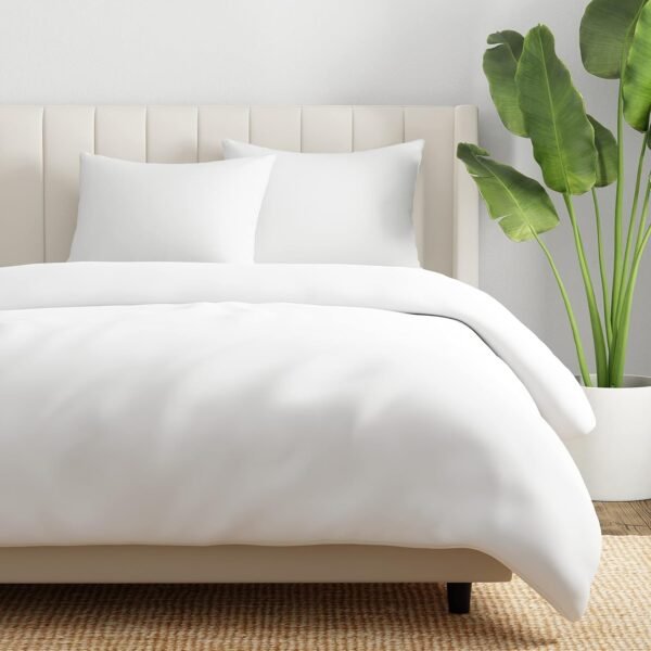 AllerEase Cotton Fresh Allergy Defense Odor Neutralizing Fabric Pillow, Standard/Queen- 2 Pack - Image 5