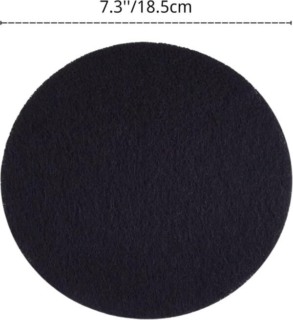 Perfnique Compost Bin Charcoal Filters, 12 Pack Filter Replacement for Compost Bucket, Kitchen Compost Bin Countertop Filters, Longer Lasting Activated Carbon Filters for Kitchen Pail Composter - Image 4