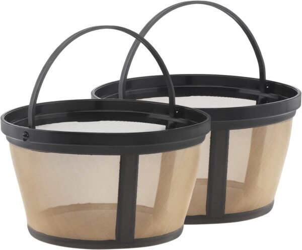 Reusable Coffee Filter Basket, 2 Pack Basket Coffee Filters 8-12 Cup Replacement Coffee Filter for Mr. Coffee and Black & Decker Coffee Makers and Brewers - Image 7