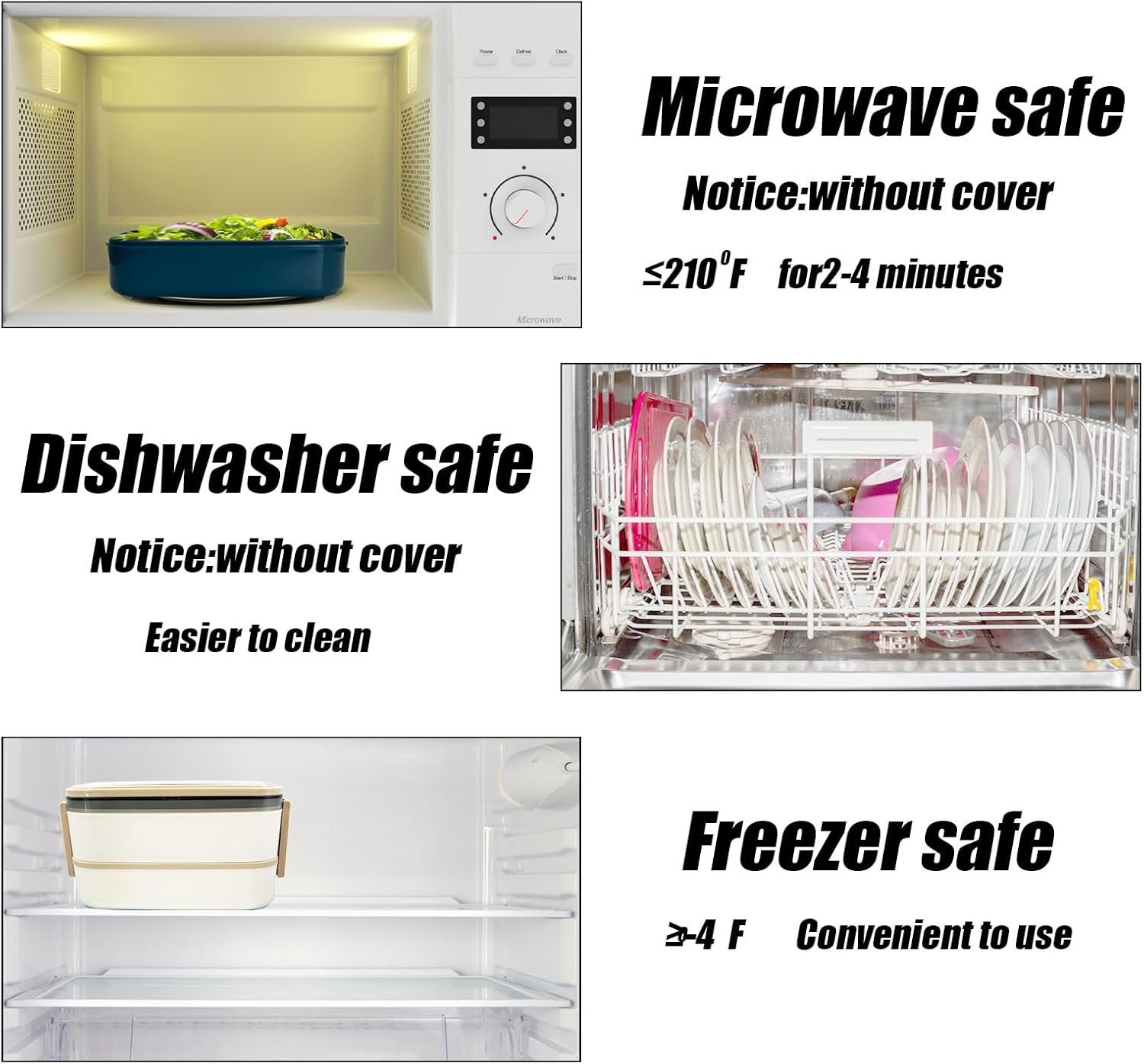 Stainless steel bento box Adult lunch box, ideal food storage container, 2 compartments, wheat cutlery Fork Spoon, suitable for work, travel (apricot) - Image 5