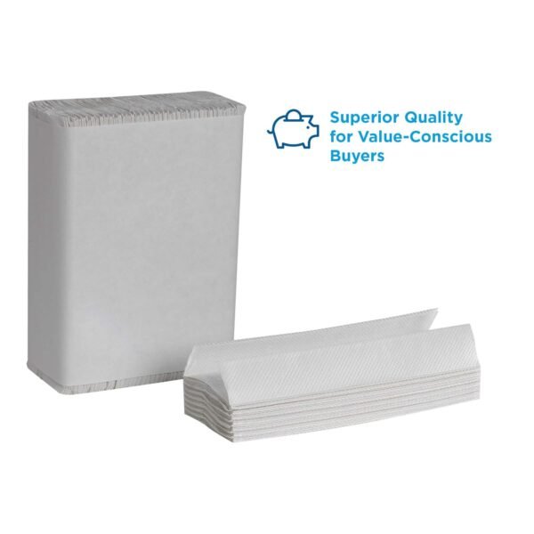 Georgia-Pacific Blue Select C-Fold Paper Towels by GP PRO (Georgia-Pacific), White, 20241, 200 Towels Per Pack, 12 Packs Per Case (2400 Total), 10.10'' x 13.20 - Image 3