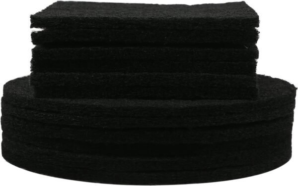 Resinta 12 Pack Compost Bin Filters Kitchen Compost Filters Refill Replacement Filters, Replacement Set of Round and Square - Image 5