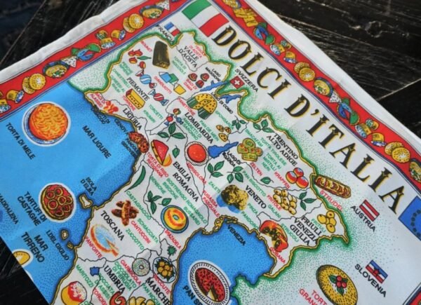 Italian Cotton Extra Large Tea or Dish Towel Made in Italy (Dolci)