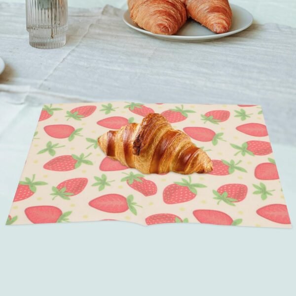 EXCEART 3pcs beeswax wrap reusable wraps Paper food plastic wrap - Image 7