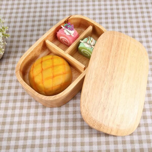Wood Bento Box, Adult Lunch box Women & Men Lunch Containers Japanese Bento Lunch Box for Working Picnic Outdoor - Image 5