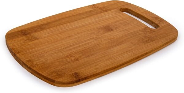 Luciano Housewares, Beige Classic Bamboo Cutting Board, 12.6 x 7.87 inches, 12.75 x 7.87 - Image 3