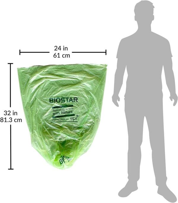 Reli. Biodegradable 13 Gallon Trash Bags | 800 Count Bulk | ASTM D6954 | Green | Eco-Friendly | Oxobiodegradable Under Certain Conditions (See Product Description) - Image 4