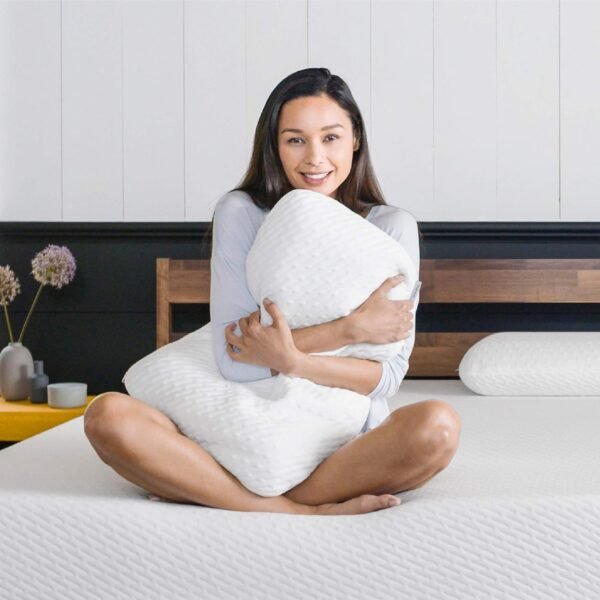 Tuft & Needle Premium Pillow, Standard Size with T&N Adaptive Foam, Sleeps Cooler & More Supportive Than Memory Foam Pillows, CertiPUR-US and Greenguard Gold Certified, 3-Year True Warranty,White - Image 8
