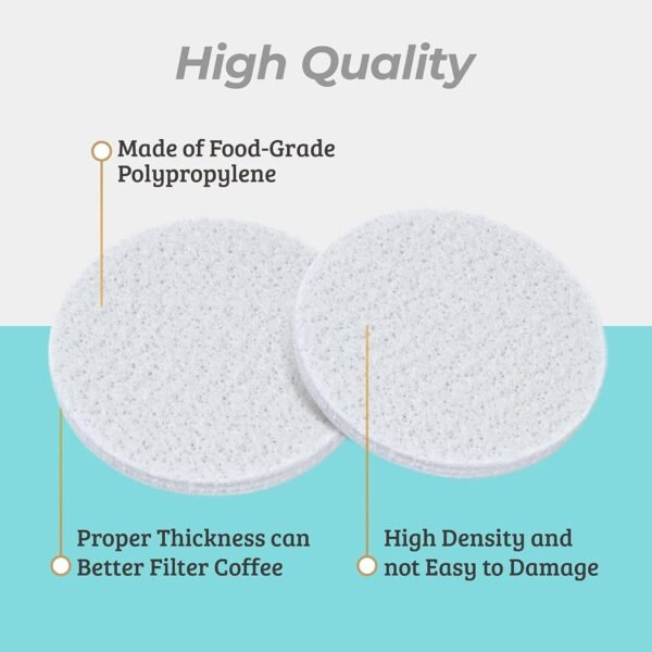 Cold Brew Coffee Filter Compatible with Toddy Filter - Replacement for Toddy Cold Brew Filter Fit for Toddy Cold Brew System - Reusable Round Coffee Filters - 14 Pack - Image 3