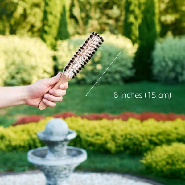 Carpet Cleaning Brush, Scrub Brush with Handle for Floor Mats, Heavy Duty Carpet Cleaner Brush, Rug Brush, Upholstery Brush for Indoor and Outdoor, Stiff Nylon Bristles Car Carpet Brush, White - Image 9