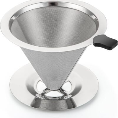 Pour over Coffee Filter, Drip Coffee Pour over, Reusable Coffee Filters, Pour over Coffee Maker, Slow Drip Pouring Coffee Maker for 1-2 Cups
