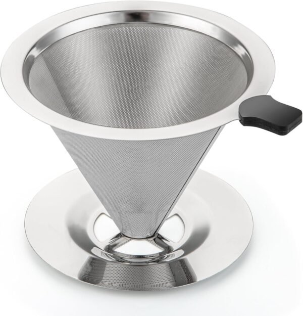 Pour over Coffee Filter, Drip Coffee Pour over, Reusable Coffee Filters, Pour over Coffee Maker, Slow Drip Pouring Coffee Maker for 1-2 Cups