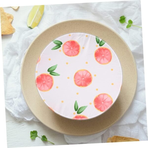 6 Pcs Food Dust Cover Plates Beeswax Wraps Food Wraps Reusable Dish Cloth Reusable Food Storage Covers Food Cover Tents Lids Foldable Tent Bowl Covers Fresh-keeping Cloth Cotton - Image 7