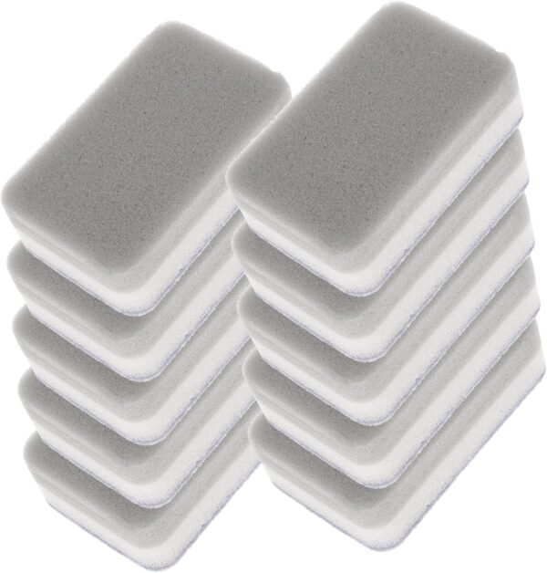 10pcs Three-Layer Scouring Sponge Car Sponge Cleaning for Household Use Natural Sponges Dishwashing Sponge Pad Bathroom Sponge Brush Kitchen Scrubbers Wipes Grey