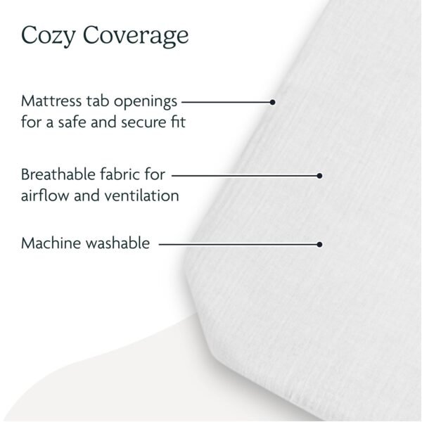 UPPAbaby Mattress Cover for Remi Playard/Soft and Breathable/Machine Washable/Organic Cotton - Image 3