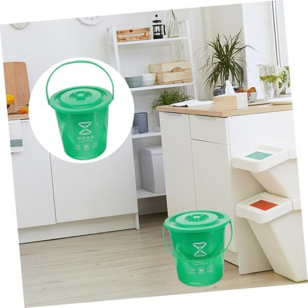 Compost Bin for Kitchen Counter Kitchen Compost Bin Food Waste Bucket Composting Bucket Wet Dry Separation Indoor Household Compost Bin - Image 4