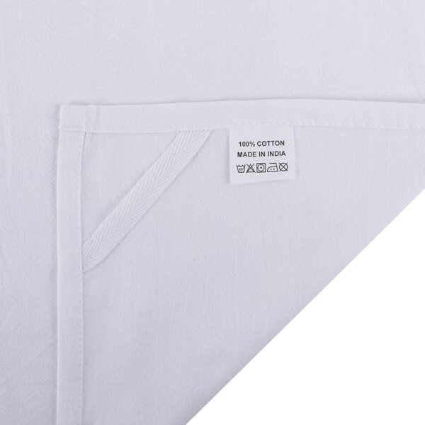 DG Collections Flour Sack Dish Towels for Kitchen, Set of 7 (33 x 38 Inches), Multi-use White Kitchen Towels, 100% Cotton, Highly Absorbent Hand Towels, Tea Towels for Embroidery, and Print - White - Image 4