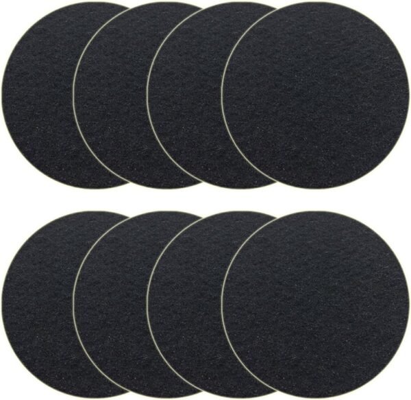 7.25inch Kitchen Compost Bin Charcoal Filter Replacements, Compost Pail Replacement Carbon Filters 7.25 inch, Round