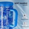 Meoky Tumbler with Handle and Straw for Women: 40 oz Stainless Steel Insulated Tumbler with Lid and Straw 100% Leakproof for Car Cup Holders - Travelers Commuters Workers, Van Gogh - Image 6
