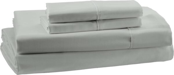 Amazon Aware 100% Organic Cotton 300 Thread Count Sheet Set - Sage Green, Full