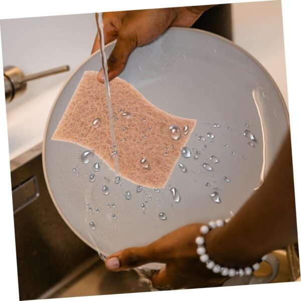 9pcs Kitchen Dish Sponge Dishwashing Scrubber Sink Cleaning Sponges Natural Dish Sponge Bowl Wash Sponges Dish Cleaning Sponges Kitchen Cleaning Sponges Scrubber Pads Work on Sisal - Image 8