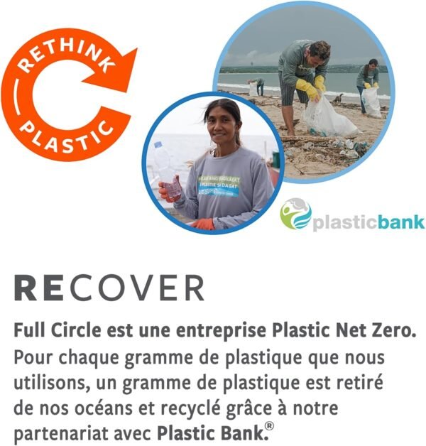 Full Circle The Ring Bamboo Vegetable and Fruit Cleaning Brush - A Versatile Scrubber for Food, Including Potatoes, Mushrooms, and Veggies with Recycled Bristles and Handle - Image 8