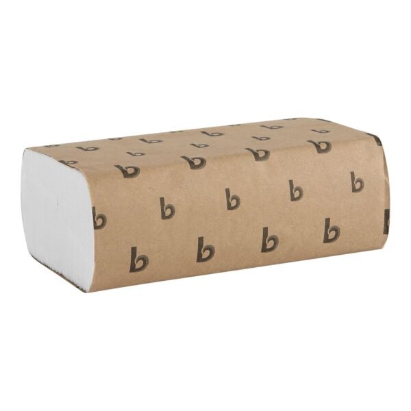 Boardwalk B6200 9 in. x 9.45 in. 1-Ply Multifold Paper Towels - White (16/Carton)