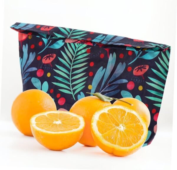 SHOWERORO 1pc Beeswax Storage Bag Easter Party Snack Pouch Cheese Container Mini Freezer Fruit Sealing Bag Freezer Mini Beeswax Cling Film Beeswax Bag Natural Beeswax Food Sandwich - Image 8