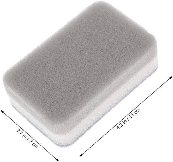 10pcs Three-Layer Scouring Sponge Car Sponge Cleaning for Household Use Natural Sponges Dishwashing Sponge Pad Bathroom Sponge Brush Kitchen Scrubbers Wipes Grey - Image 7