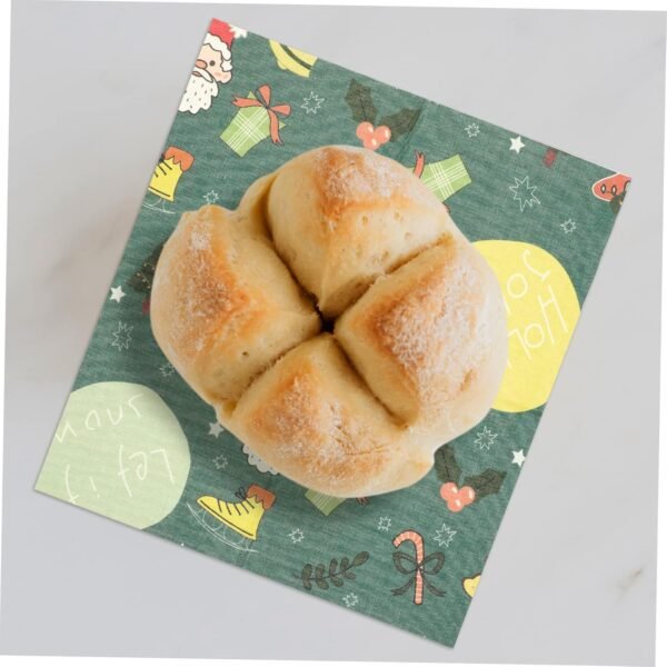 3pcs Beeswax Wrap Packing Paper Beewax Wraps for Food Beeswax Bowl Cover Food Storage Wrap Reusable Food Wraps Kitchen Beewax Wraps Practical Food Wraps Decorate Food Grade Cotton - Image 4