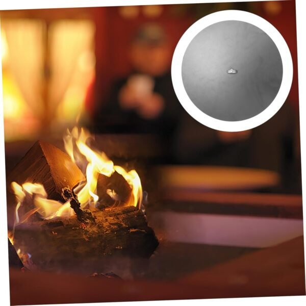 Iron Stove Lid Burning Replacement Lids Gas Cooktop Cover Cookware Lid Burning Stove Lid Stove Cover Gas Stove Protectors Furnace Accessories Gas Range Cover Home Burner Stove Lid - Image 9