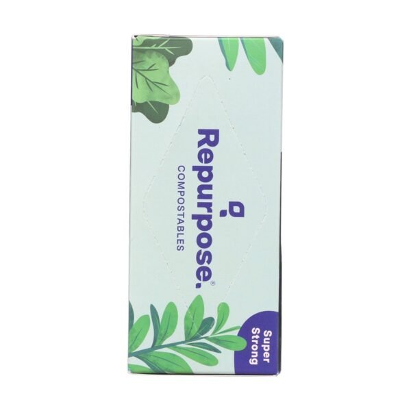Repurpose Compostables Repurpose 3 Gallon, 11 Liter Super Strong, Small Compostable Trash Bags, Biodegradable Products Institute (BPI) Certified, 25 Count - Image 6