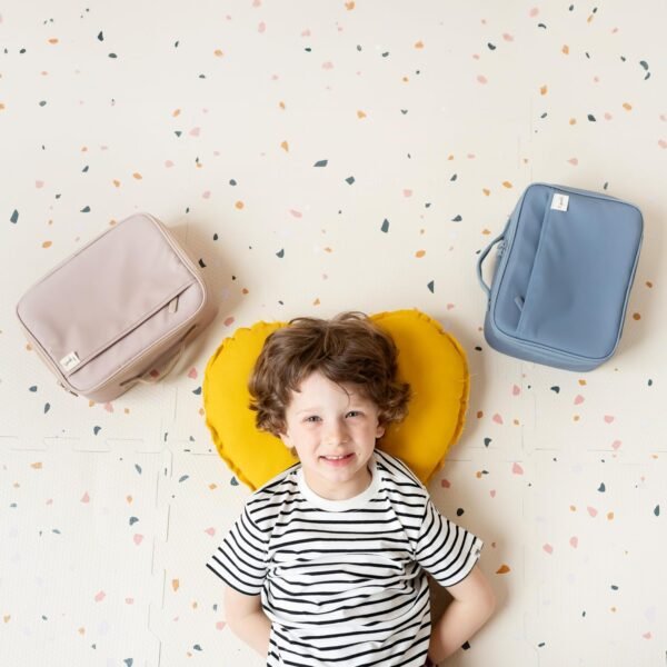 3 Sprouts Lunch Bag for Kids, Boys & Girls – Insulated Lunch Box for Boys and Girls – Perfect for School and Travel - Loncheras Para Niños y Niñas - Taupe - Image 7